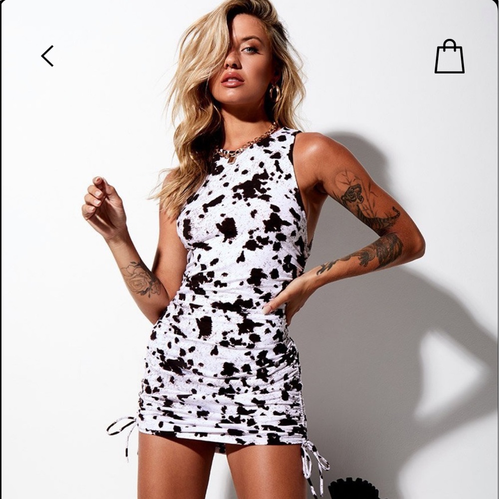 Motel Rocks Cow Print Dress